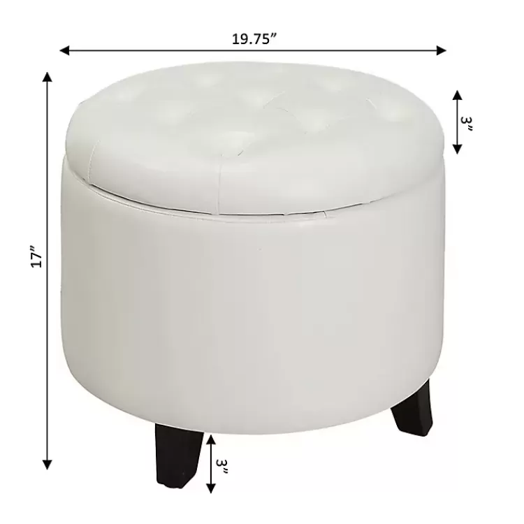 white_faux_leather_eliza_round_storage_ottoman_4.webp Faux Leather Eliza Round Storage Ottoman>Kirklands Home Online