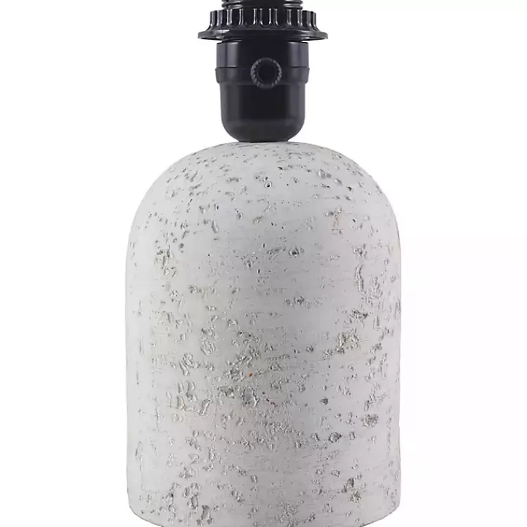 white_faux_stone_table_lamp_with_scalloped_shade_2.webp Faux Stone Table Lamp with Scalloped Shade>Kirklands Home Discount