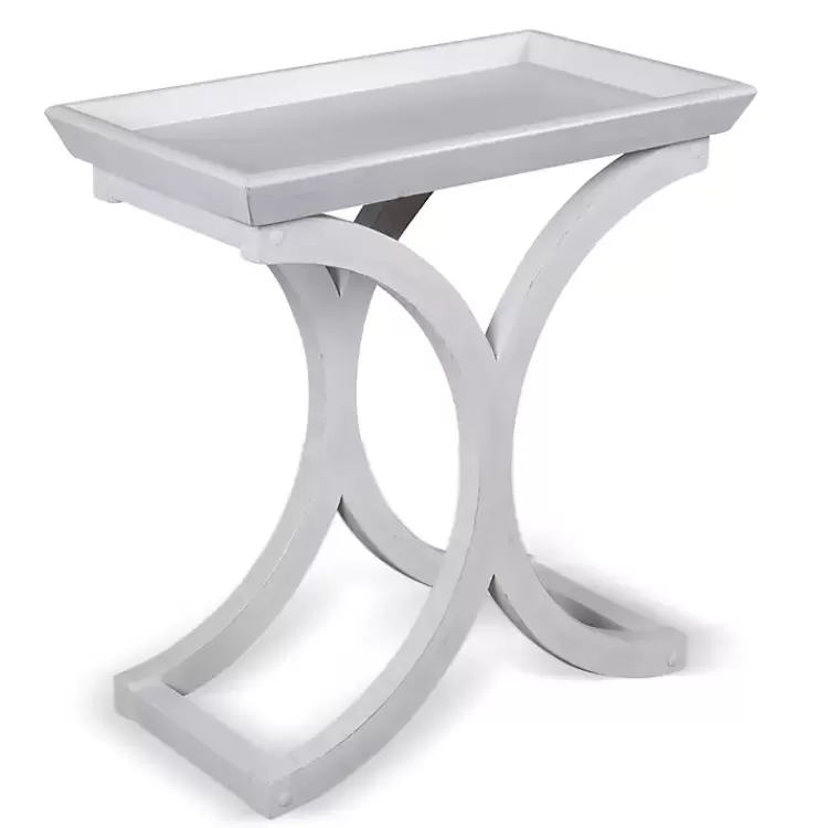 white_fir_wood_curved_tray_ctable_2.webp Fir Wood Curved Tray C-Table>Kirklands Home Online
