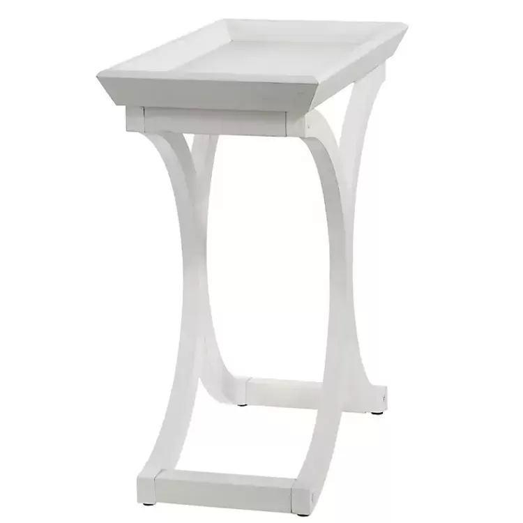 white_fir_wood_curved_tray_ctable_4.webp Fir Wood Curved Tray C-Table>Kirklands Home Online