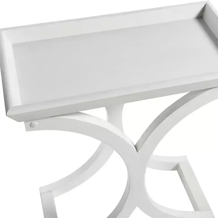 white_fir_wood_curved_tray_ctable_5.webp Fir Wood Curved Tray C-Table>Kirklands Home Online