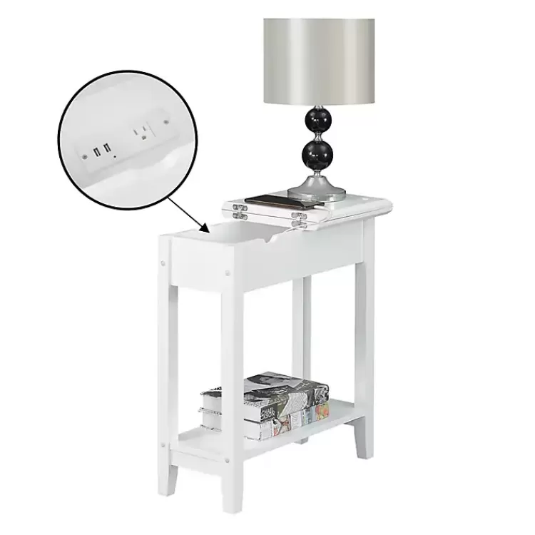 white_flip_top_charging_accent_table_3.webp Flip Top Charging Accent Table>Kirklands Home Cheap