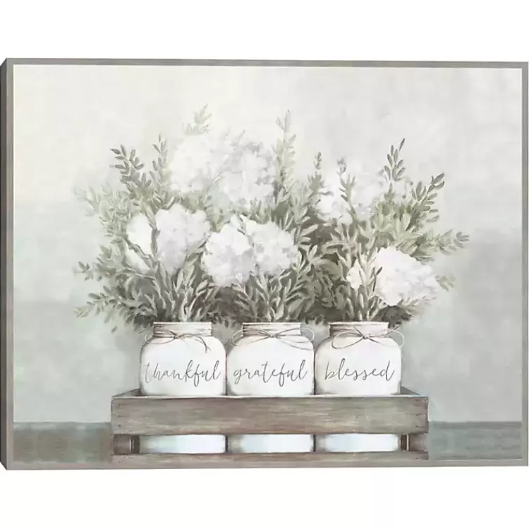 Flower Jars Framed Canvas Art Print>Kirklands Home New