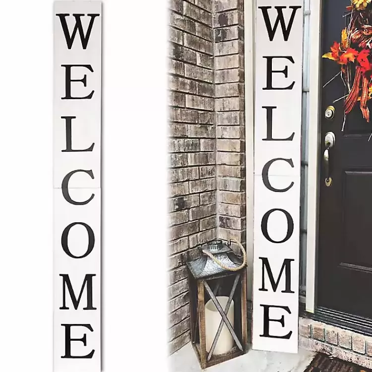 white_foldable_welcome_porch_board_2.webp Foldable Welcome Porch Board>Kirklands Home Store