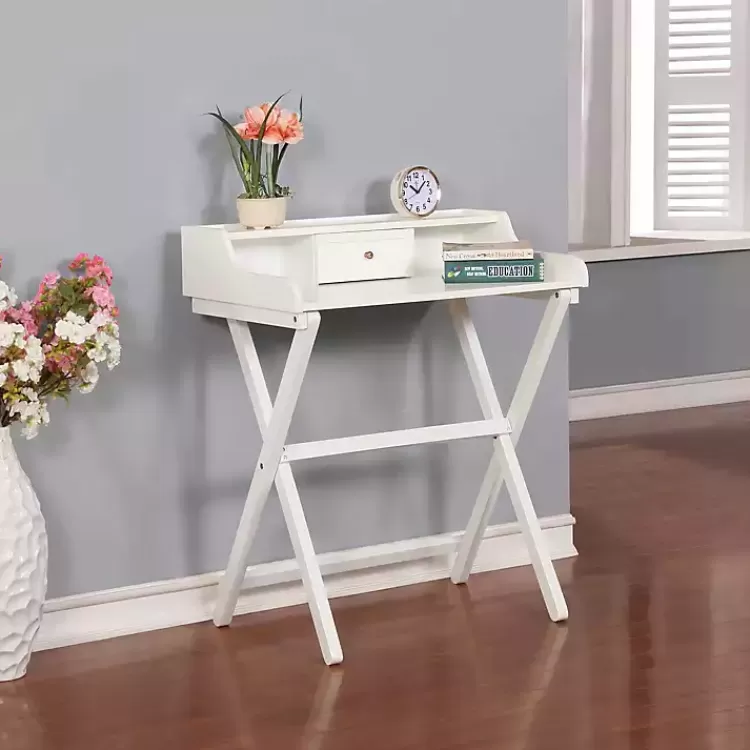 white_folding_caty_desk_2.webp Folding Caty Desk>Kirklands Home Sale