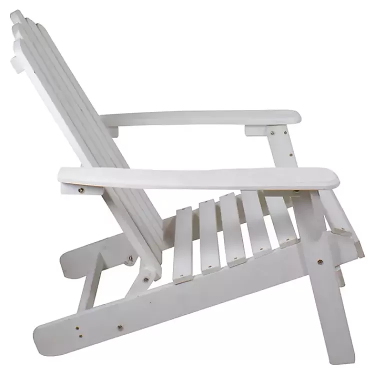 white_folding_wooden_adirondack_chair_3.webp Folding Wooden Adirondack Chair>Kirklands Home Fashion
