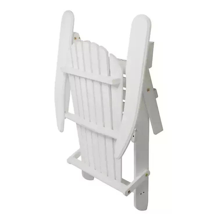 white_folding_wooden_adirondack_chair_5.webp Folding Wooden Adirondack Chair>Kirklands Home Fashion