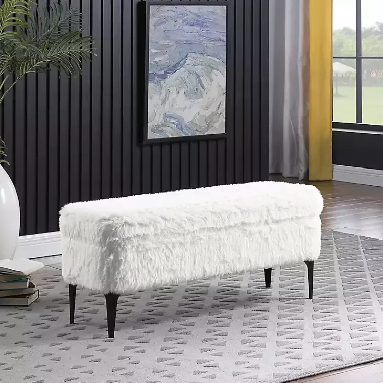 Fur Storage Bench>Kirklands Home Fashion