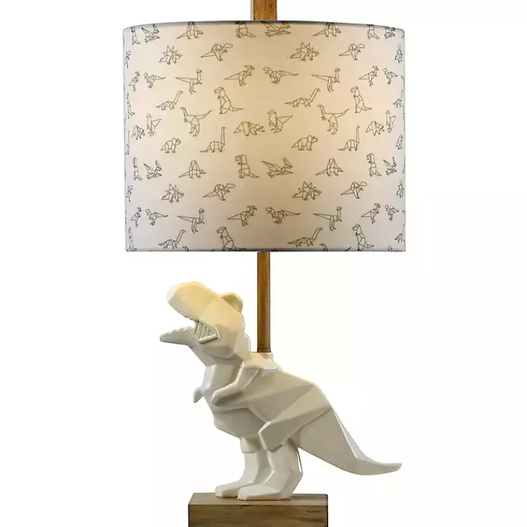 white_geo_dinosaur_table_lamp_2.webp Geo Dinosaur Table Lamp>Kirklands Home Fashion