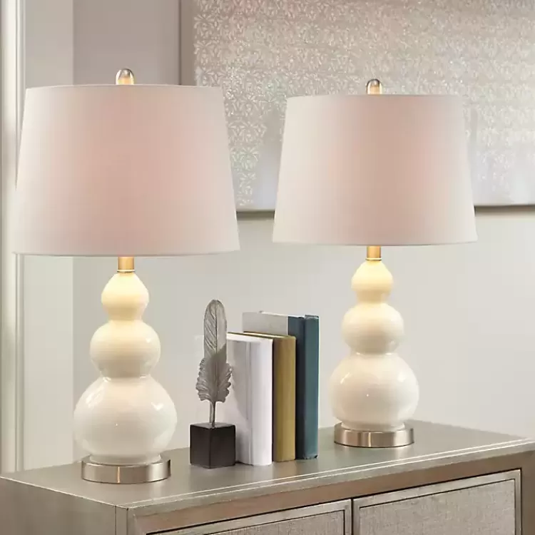 Glass Covey Table Lamps, Set of 2>Kirklands Home Fashion