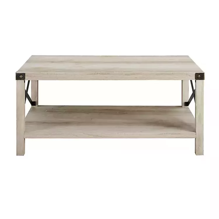 Industrial X-Frame Coffee Table>Kirklands Home Hot