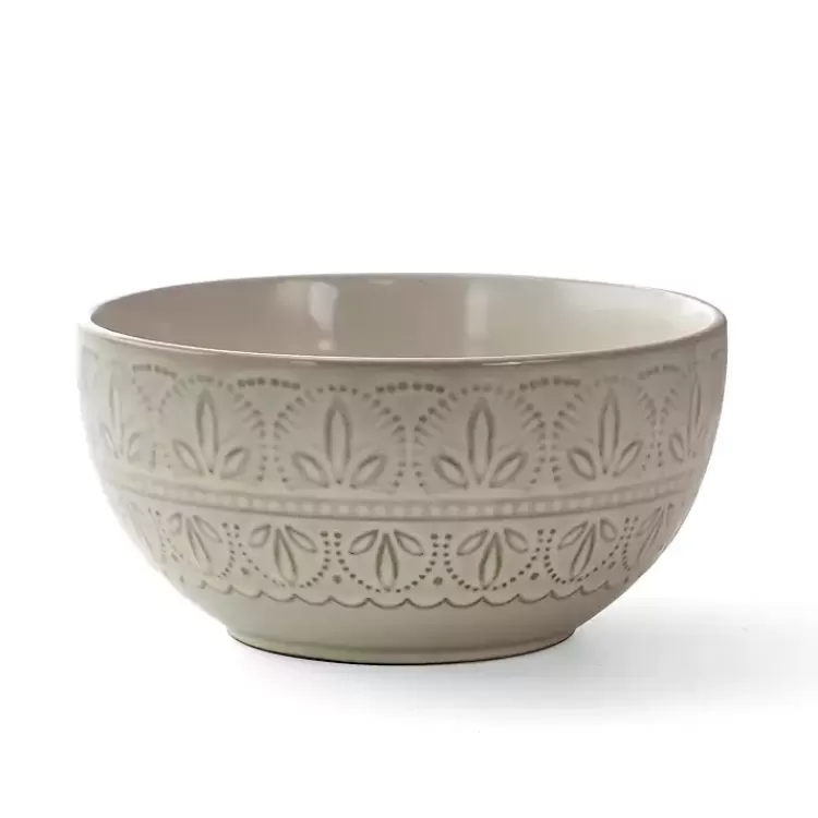 white_lace_embossed_pc_dinnerware_set_2.webp Lace Embossed 16-pc. Dinnerware Set>Kirklands Home Hot