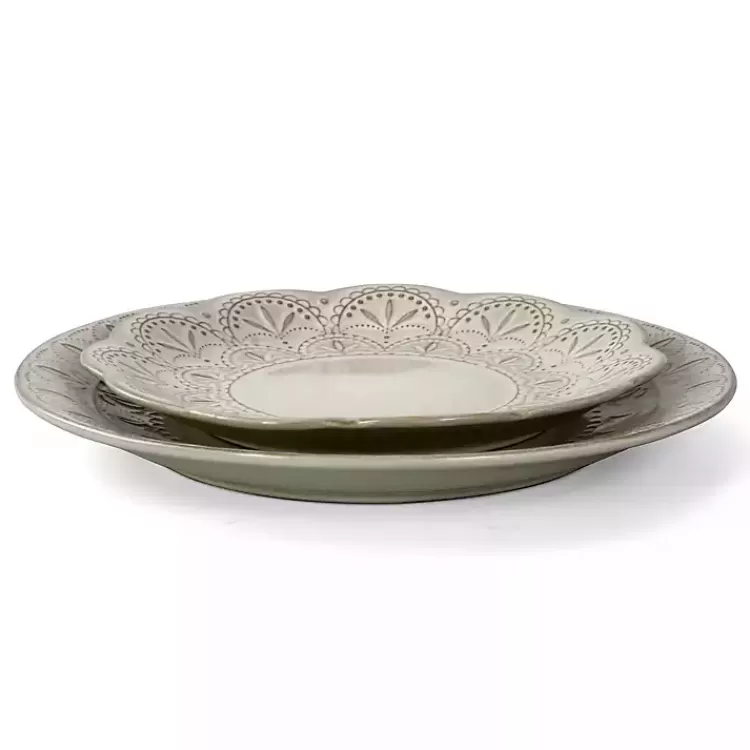 white_lace_embossed_pc_dinnerware_set_6.webp Lace Embossed 16-pc. Dinnerware Set>Kirklands Home Hot