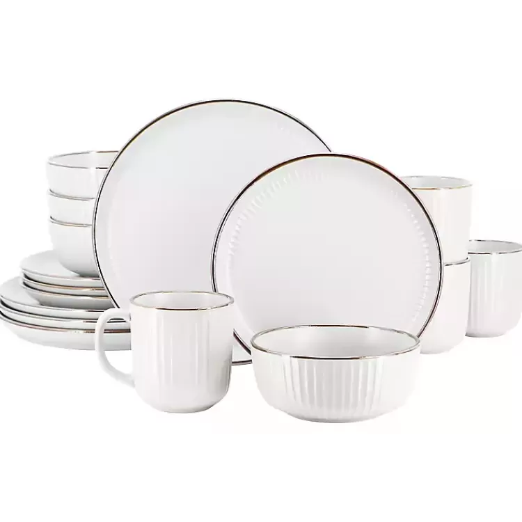 Leo Stoneware 16-pc. Dinnerware Set>Kirklands Home Flash Sale