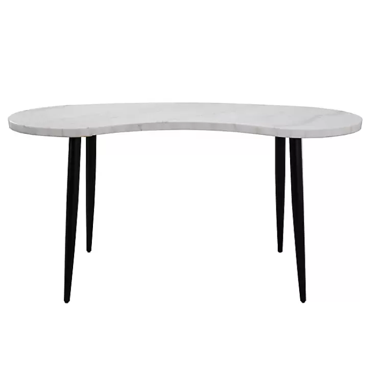 white_marble_kidney_shaped_desk_3.webp White Marble Kidney Shaped Desk>Kirklands Home Cheap