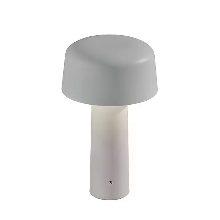 Metal Dome Frosted Light Cordless Table Lamp>Kirklands Home Flash Sale