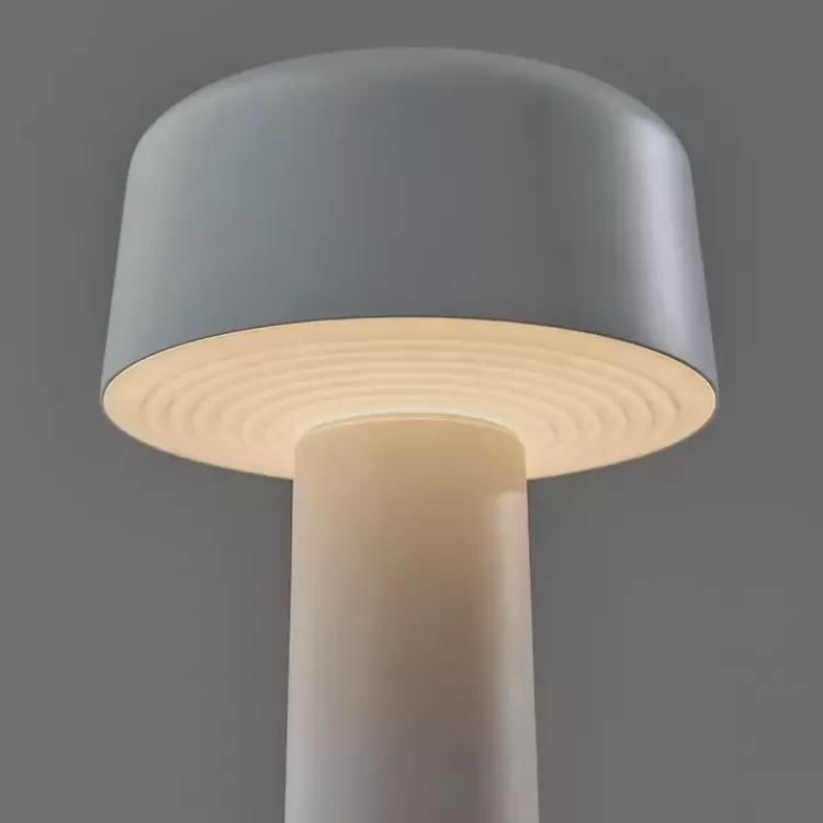 Metal Dome Frosted Light Cordless Table Lamp>Kirklands Home Flash Sale