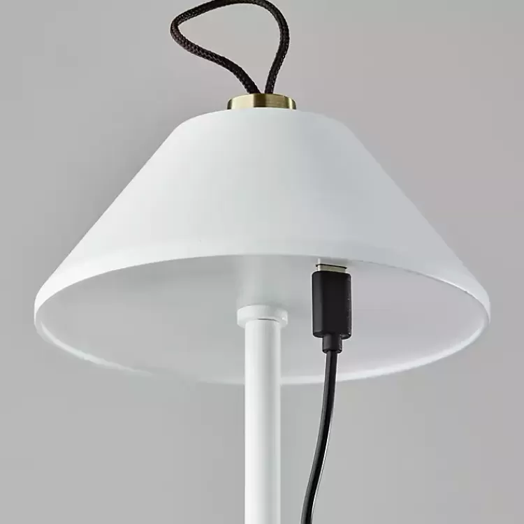 Metal Frosted Light Cordless Table Lamp>Kirklands Home Clearance