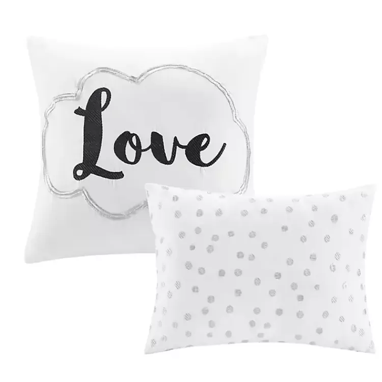 white_metallic_pc_twintwin_xl_comforter_set_4.webp White Metallic 4-pc. Twin/Twin XL Comforter Set>Kirklands Home Clearance