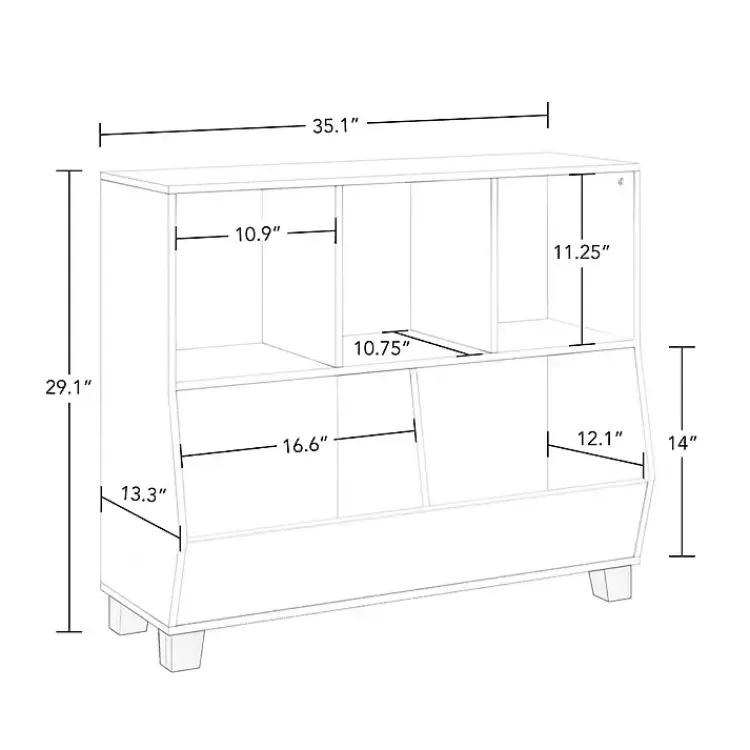 white_multi_cubby_organizer_bookshelf_3.webp Multi Cubby Organizer Bookshelf>Kirklands Home Clearance