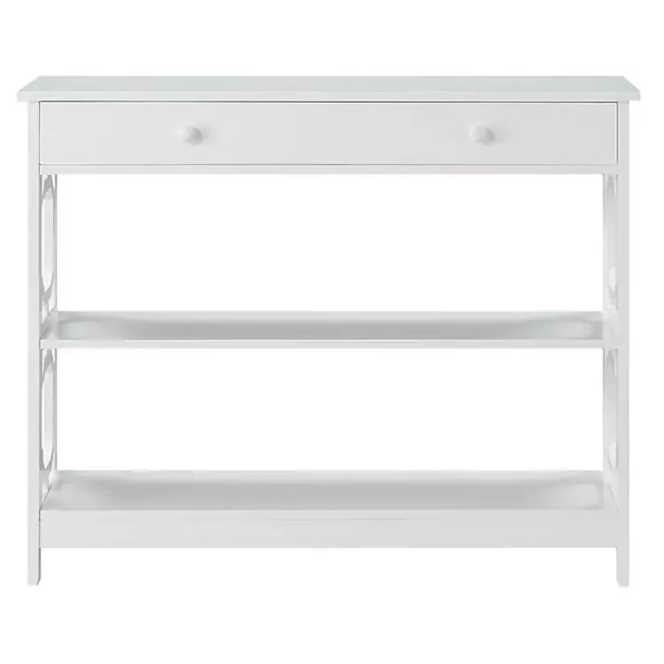 Octagon 2-Shelf Console Table>Kirklands Home Shop