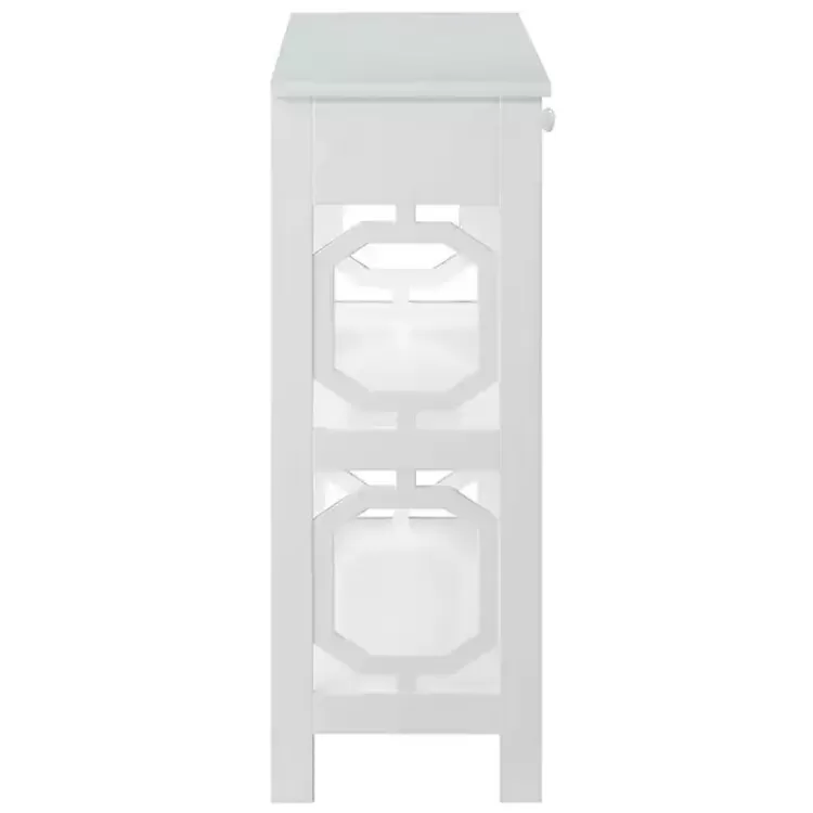 Octagon 2-Shelf Console Table>Kirklands Home Shop