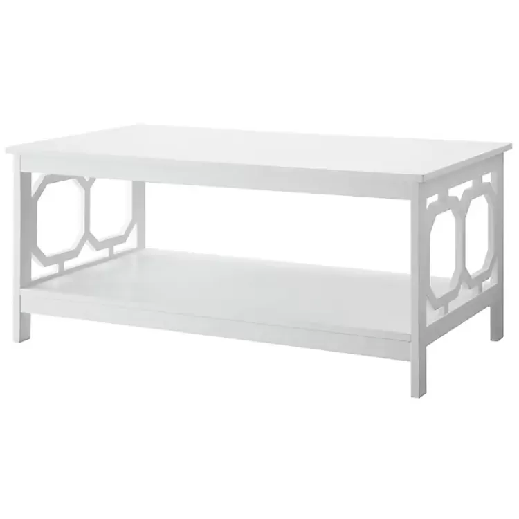 Octagon Single Shelf Coffee Table>Kirklands Home Sale