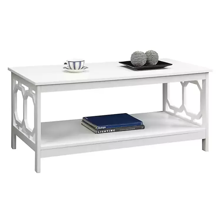 Octagon Single Shelf Coffee Table>Kirklands Home Sale