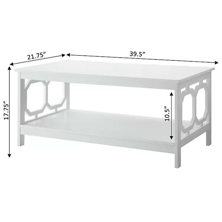 Octagon Single Shelf Coffee Table>Kirklands Home Sale