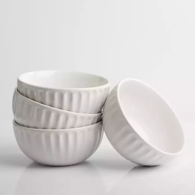 Petals Ceramic Cereal Bowls, Set of 4>Kirklands Home Fashion
