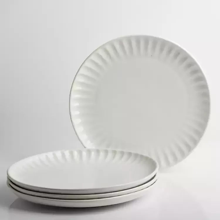 Petals Ceramic Dinner Plates, Set of 4>Kirklands Home Fashion