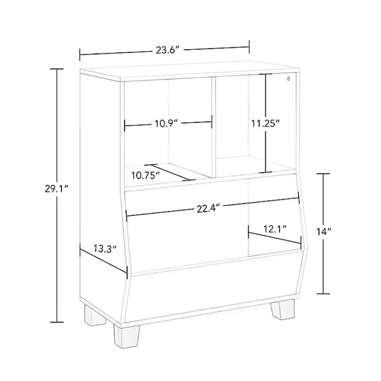 white_pine_catchall_toy_organizer_with_cubbies_2.webp White Pine Catch-All Toy Organizer with Cubbies>Kirklands Home Discount