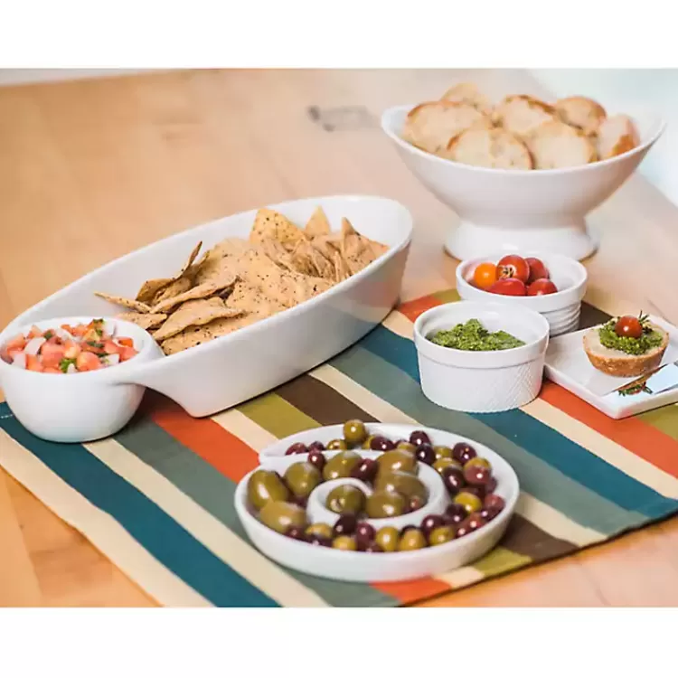 white_porcelain_chip__dip_bowls_set_of__4.webp Porcelain Chip & Dip Bowls, Set of 2>Kirklands Home Online
