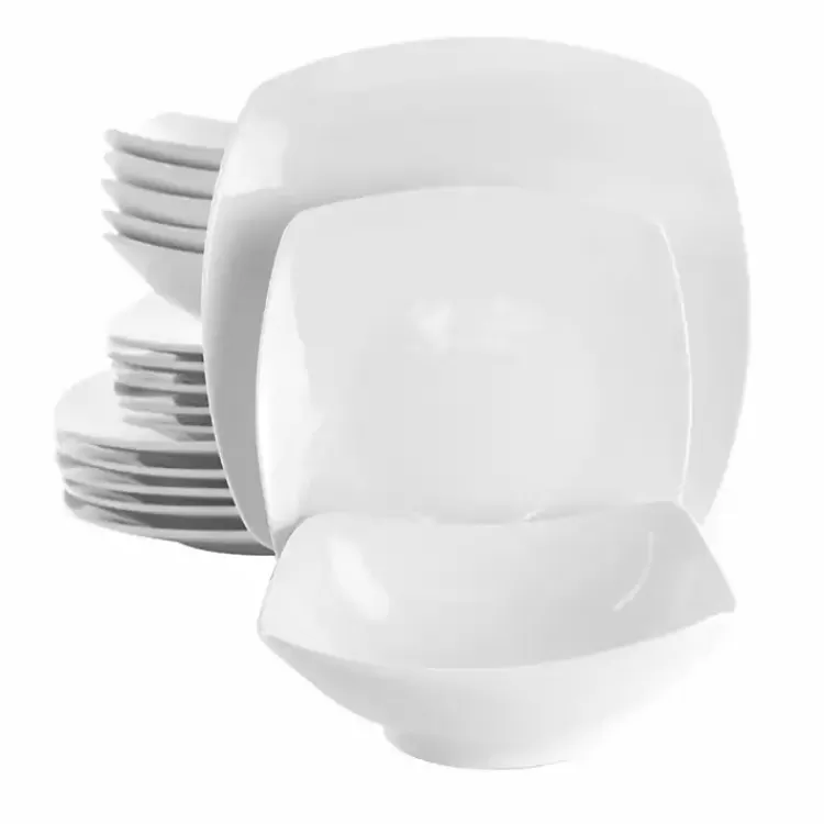 Porcelain Square 18-pc. Dinnerware Set>Kirklands Home Best