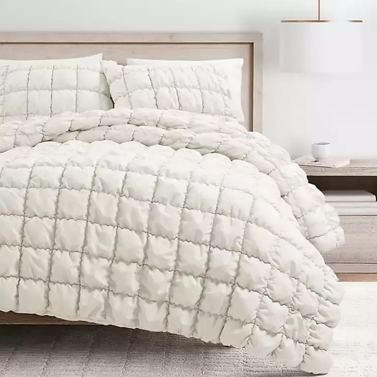 Puff 3-pc. Full/Queen Comforter Set>Kirklands Home Fashion