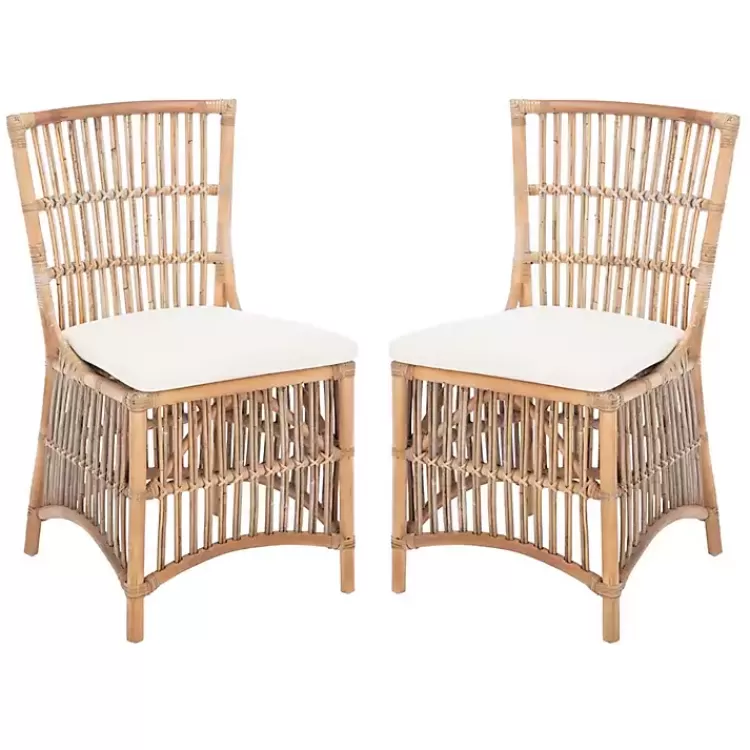 Rattan Erika Dining Chairs, Set of 2>Kirklands Home Cheap
