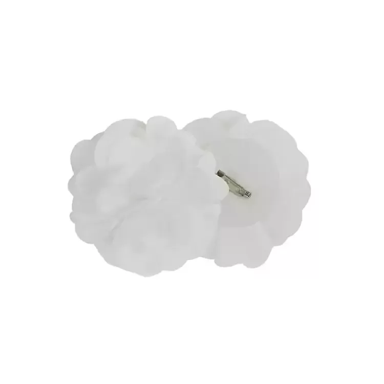 white_rosette_tab_top_curtain_panel__in_7-1.webp Rosette Tab Top Curtain Panel, 95 in.>Kirklands Home Clearance
