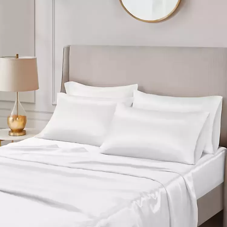 white_satin_pc_full_sheet_set_3.webp Satin 6-pc. Full Sheet Set>Kirklands Home Clearance