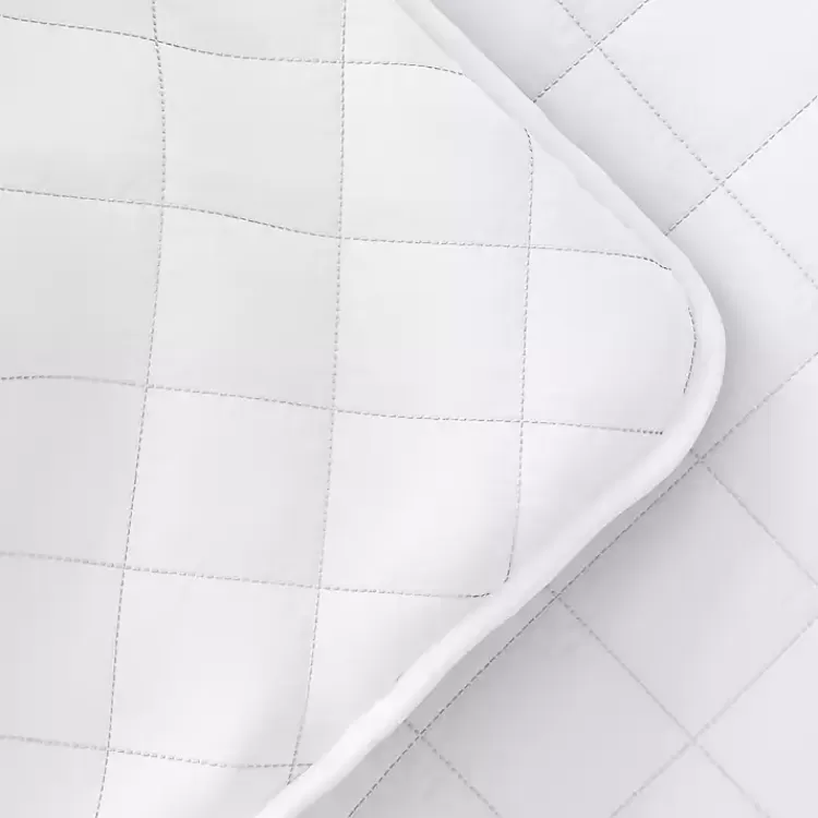 white_stitched_diamond_pc_queen_quilt_set_4.webp Stitched Diamond 3-pc. Queen Quilt Set>Kirklands Home Best