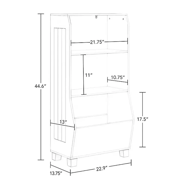 white_toy_organizer_cubby_bookshelf_2.webp White Toy Organizer Cubby Bookshelf>Kirklands Home Sale