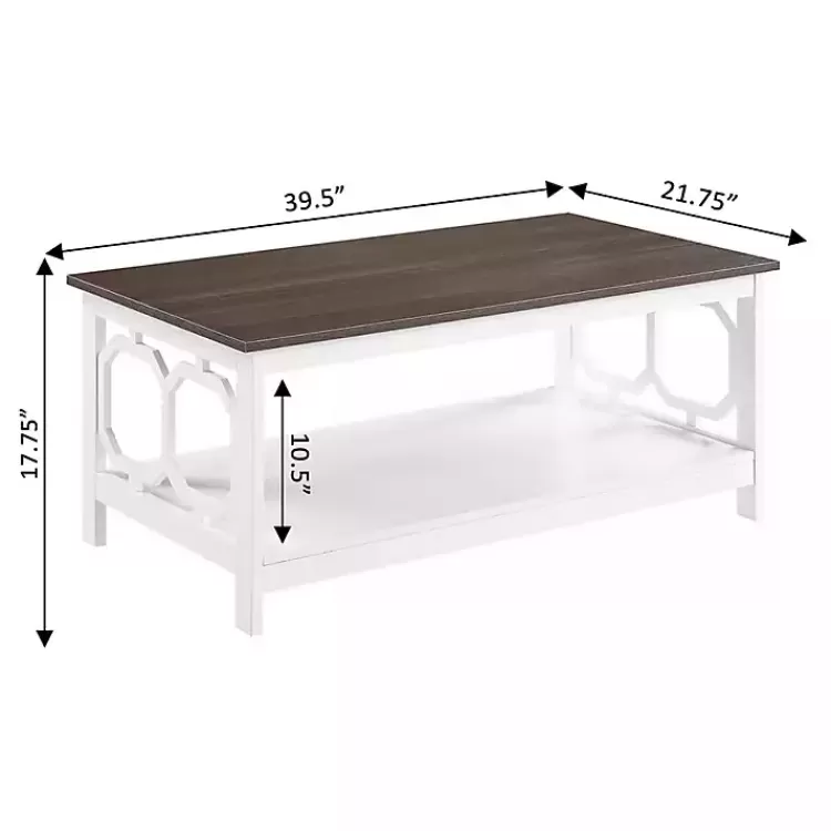 white_twotone_geometric_sides_coffee_table_3.webp White Two-Tone Geometric Sides Coffee Table>Kirklands Home Clearance