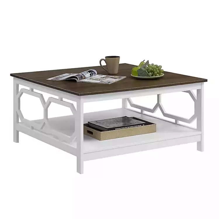 white_twotone_geometric_sides_square_coffee_table_2.webp White Two-Tone Geometric Sides Square Coffee Table>Kirklands Home Store