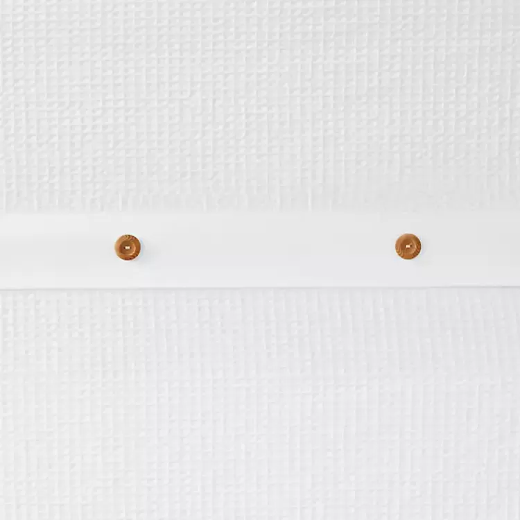 white_waffle_weave_cotton_shower_curtain_2.webp Waffle Weave Cotton Shower Curtain>Kirklands Home Cheap