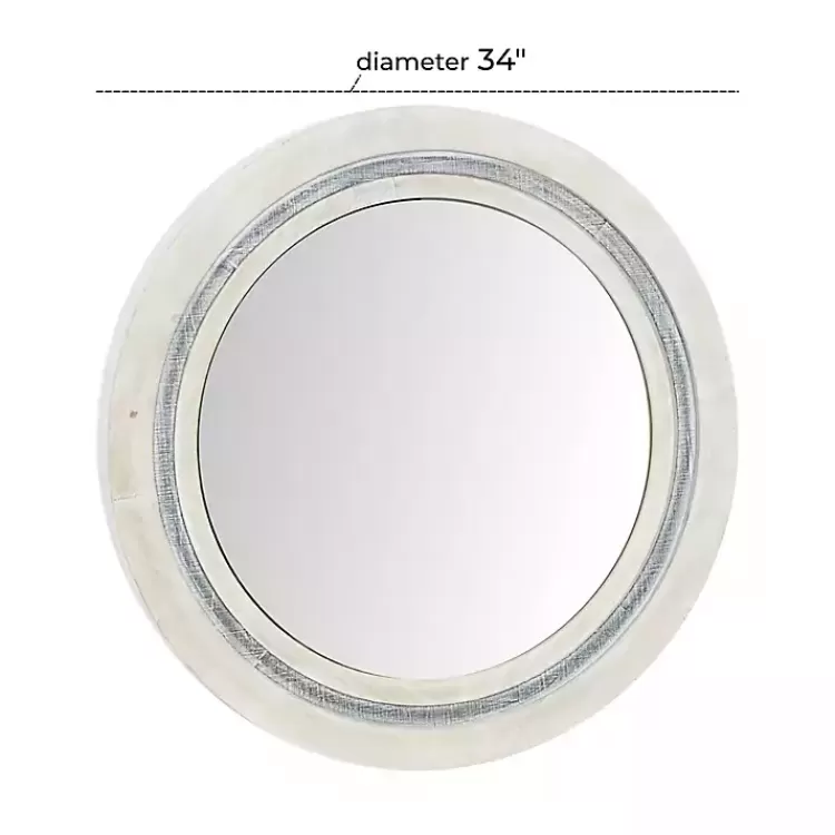 white_wood_aislinn_wall_mirror_6.webp White Wood Aislinn Wall Mirror>Kirklands Home Clearance