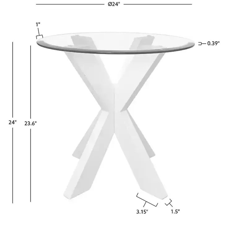 white_wood_and_glass_top_xbase_accent_table_5.webp Wood and Glass Top X-Base Accent Table>Kirklands Home Sale