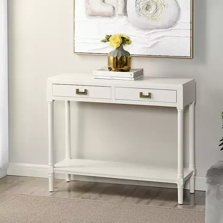 Wood 2-Drawer Layla Console Table>Kirklands Home Fashion
