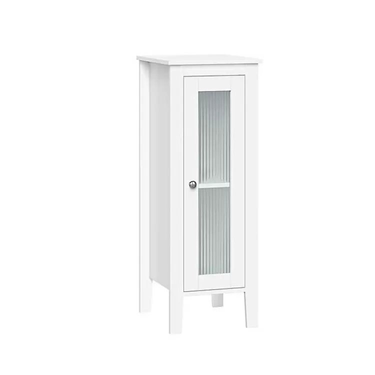 Wood Slim Single Glass Door Floor Cabinet>Kirklands Home Fashion