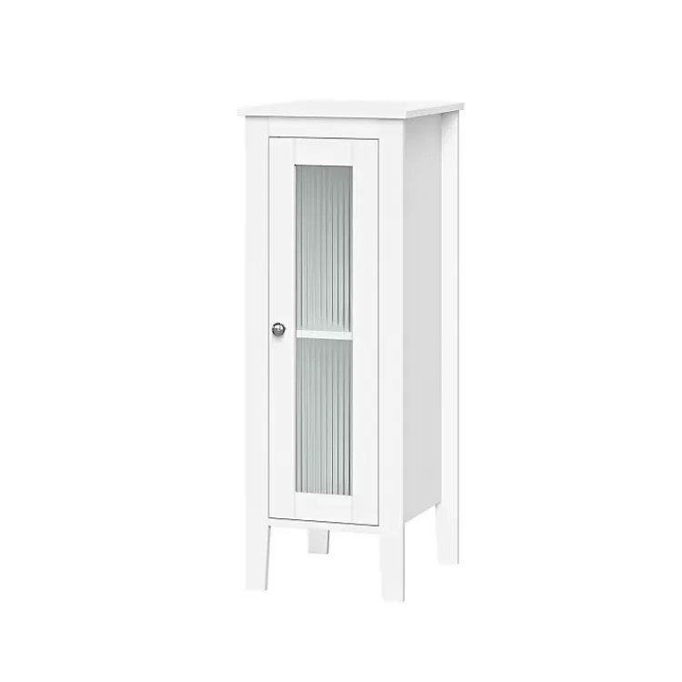 Wood Slim Single Glass Door Floor Cabinet>Kirklands Home Fashion