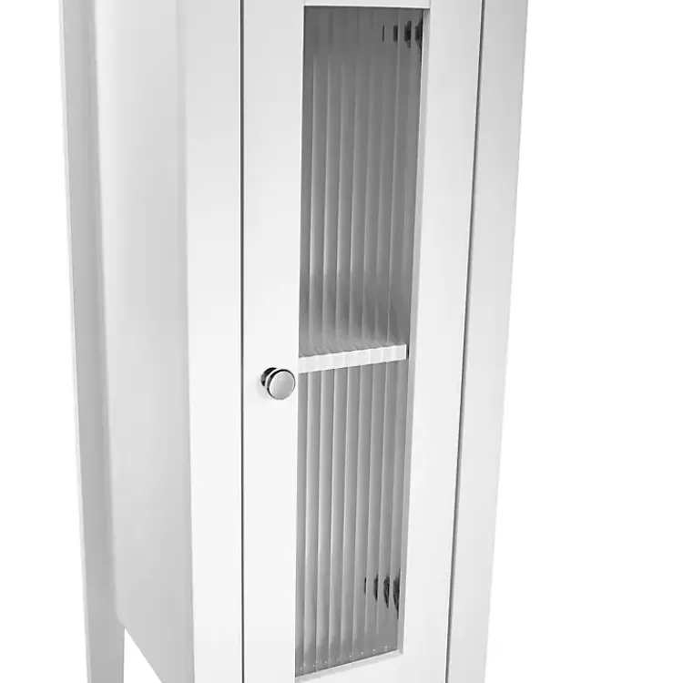 Wood Slim Single Glass Door Floor Cabinet>Kirklands Home Fashion