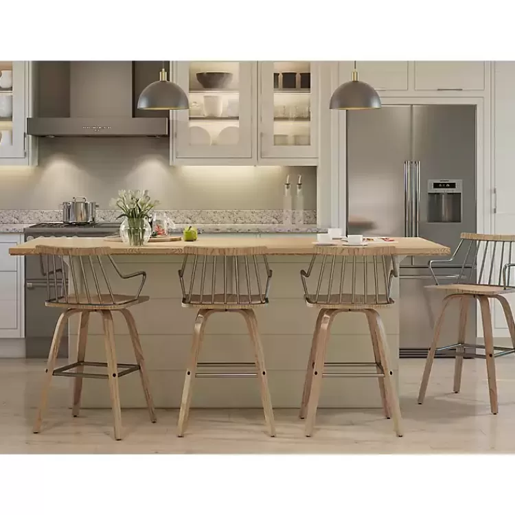 whitewash_poplar_wood_swivel_counter_stool_6.webp Whitewash Poplar Wood Swivel Counter Stool>Kirklands Home Store